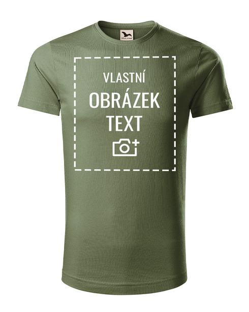 Pánské tričko z bio bavlny s vlastním potiskem