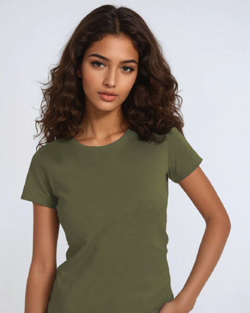 Dámské tričko z bio bavlny s vlastním potiskem