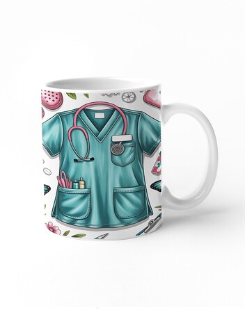 Keramický hrnek pro zdravotní sestru