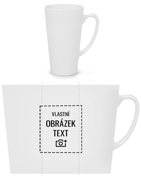 Hrnek Latte 500ml s vlastním potiskem