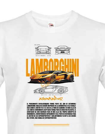 Pánské tričko Lamborghini Aventador