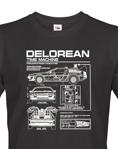 Pánské tričko DeLorean