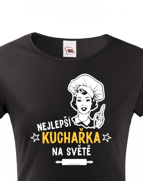 Dámské tričko Nejlepší kuchařka na světě