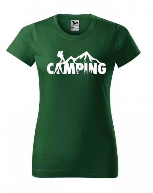 Dámské tričko na kempování