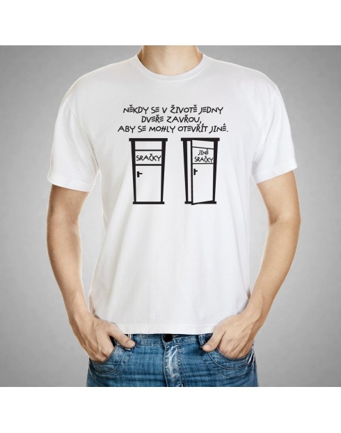 Pánské tričko Jedny dveře se zavřou