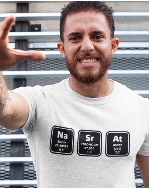 Pánské tričko s potiskem NaSrAt