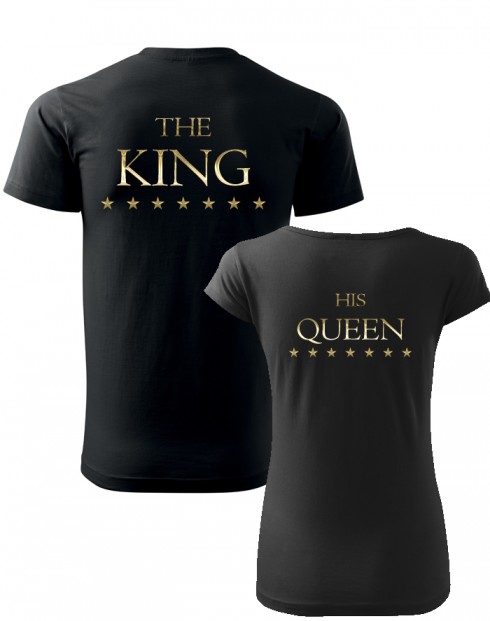 Párová trika The King a His Queen