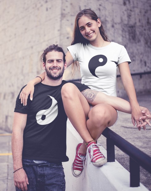 Trička pro páry Jing Jang