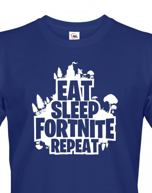Pánské tričko Eat Sleep Fortnite Repeat