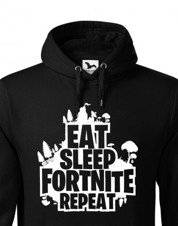 Pánská mikina Eat Sleep Fortnite Repeat