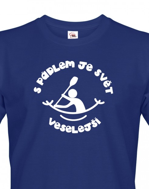 Pánské tričko S pádlem je svět veselejší