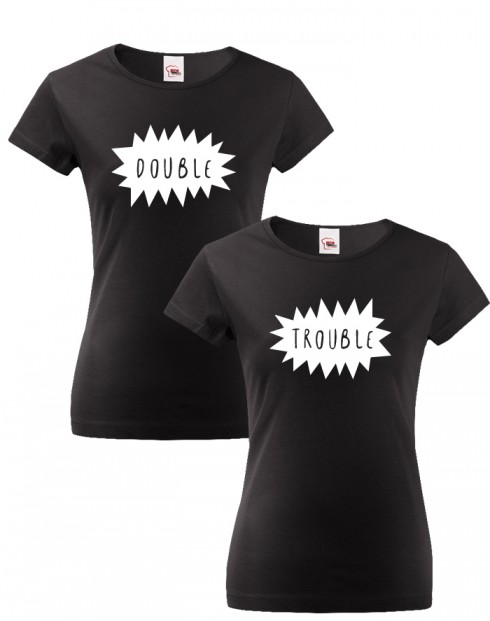 Dámská BFF trička Double trouble