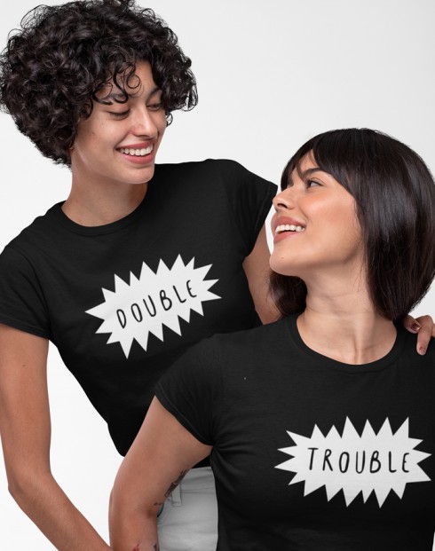 Dámská BFF trička Double trouble