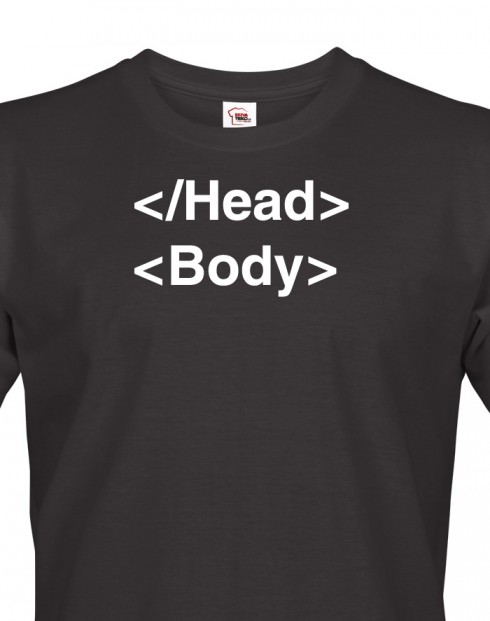Pánské tričko pro IT head body