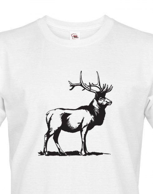 Pánské triko s jelenem 2