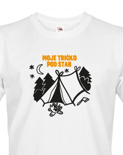 Pánské tričko "Moje tričko pod stan"