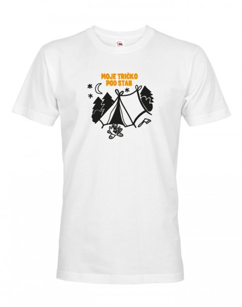 Pánské tričko "Moje tričko pod stan"