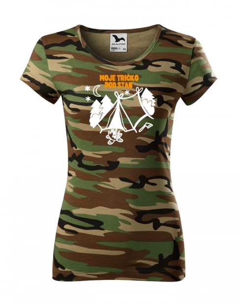 Dámské tričko "Moje tričko pod stan"