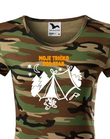 Dámské tričko "Moje tričko pod stan"
