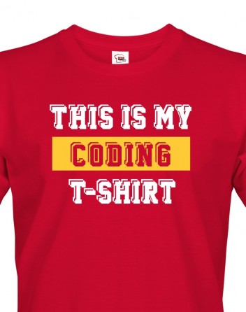 Pánské tričko This is my Coding Tshirt