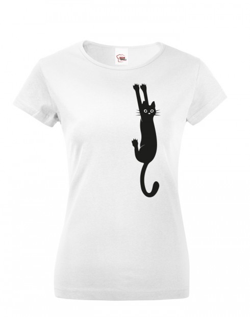 Dámské tričko s kočkou