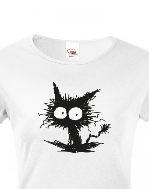 Dámské tričko kočko příšera