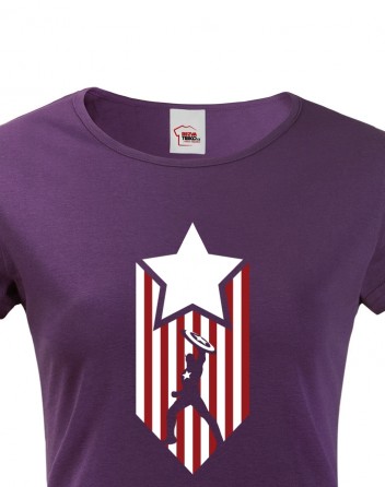 Dámské tričko Kapitán Amerika
