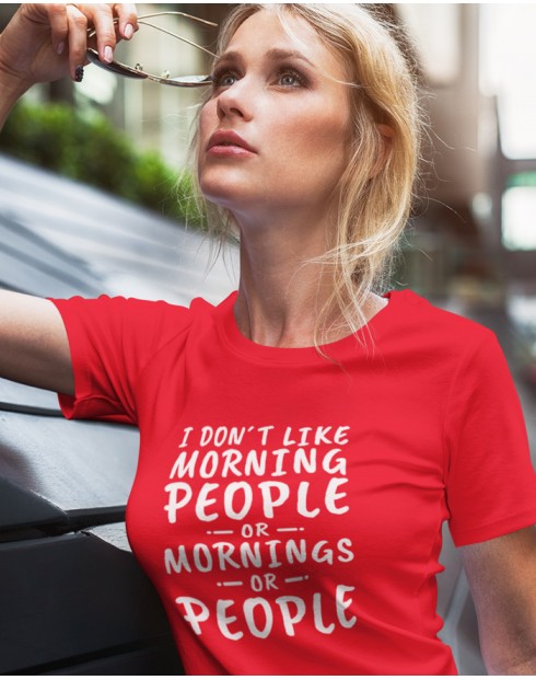 Dámské tričko Morning People