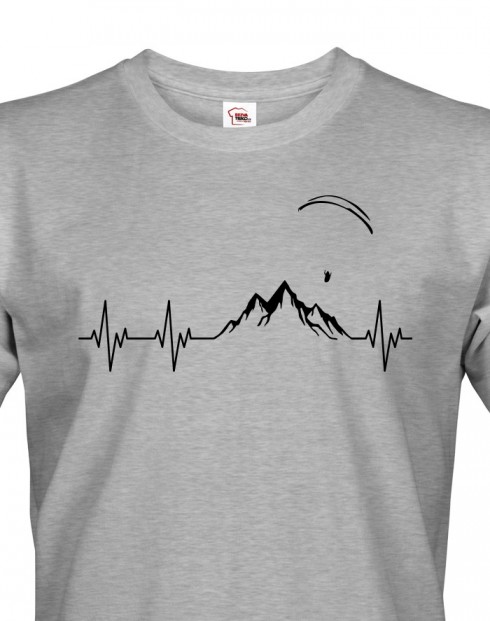 Pánské tričko Tep Paragliding