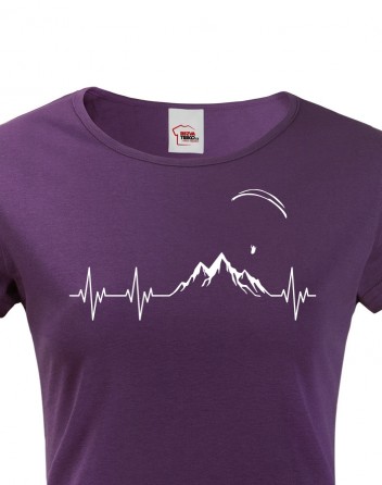 Dámské tričko Tep Paragliding