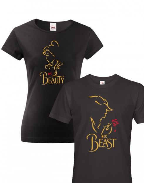 Párová trička Beast Beauty