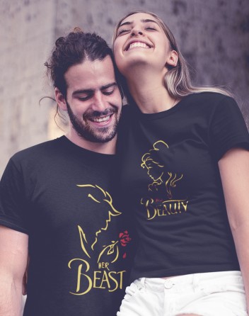 Párová trička Beast Beauty