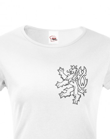 Dámské tričko Český lev 2