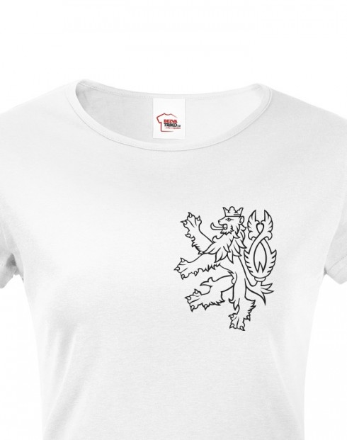 Dámské tričko Český lev 2