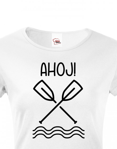 Dámské tričko Ahoj!