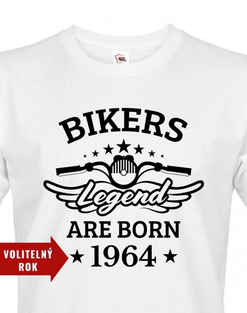 Pánské triko Bikers Legend Are Born