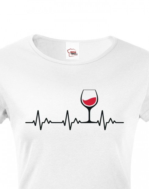 Dámské tričko Tep vína