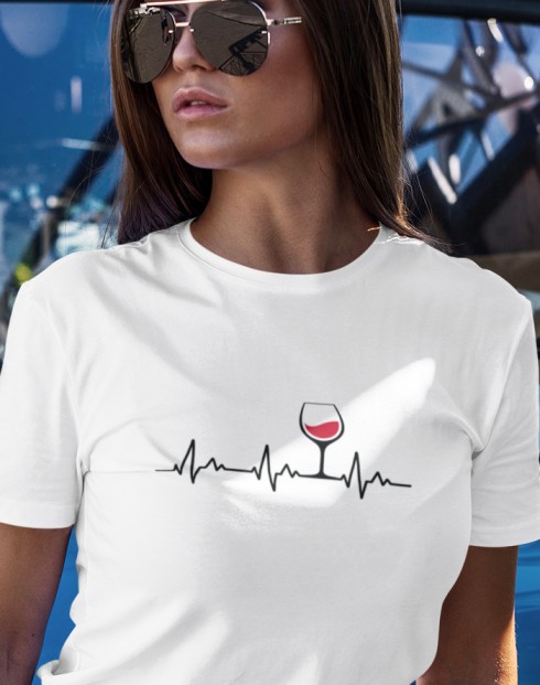 Dámské tričko Tep vína