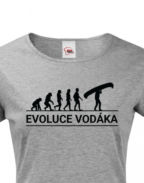 Dámské tričko Evoluce vodáka