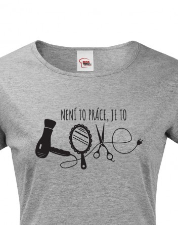 Dámské tričko Kadeřnice Love