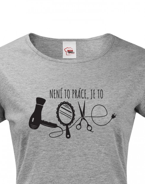 Dámské tričko Kadeřnice Love