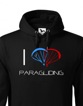 Pánská mikina I love paragliding