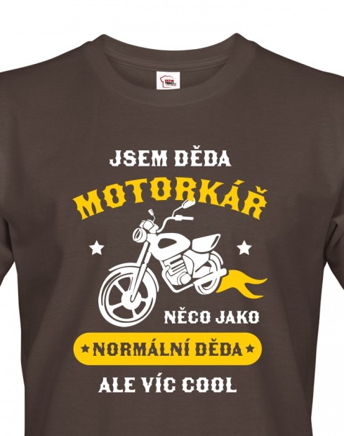 Pánské triko Děda motorkář