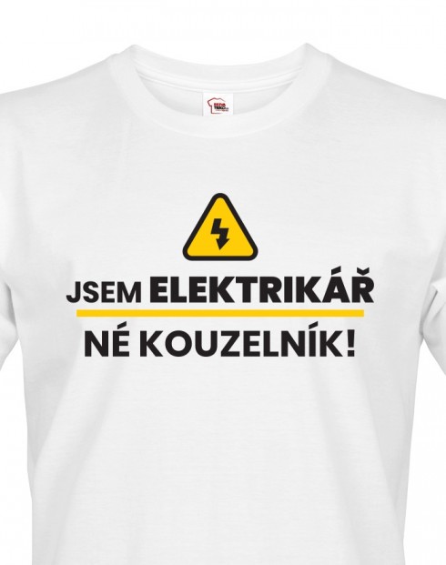 Pánské tričko Jsem elektrikář