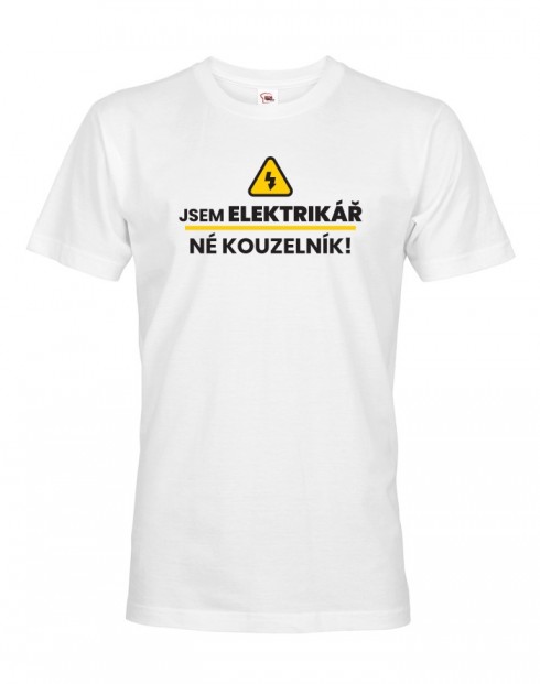 Pánské tričko Jsem elektrikář