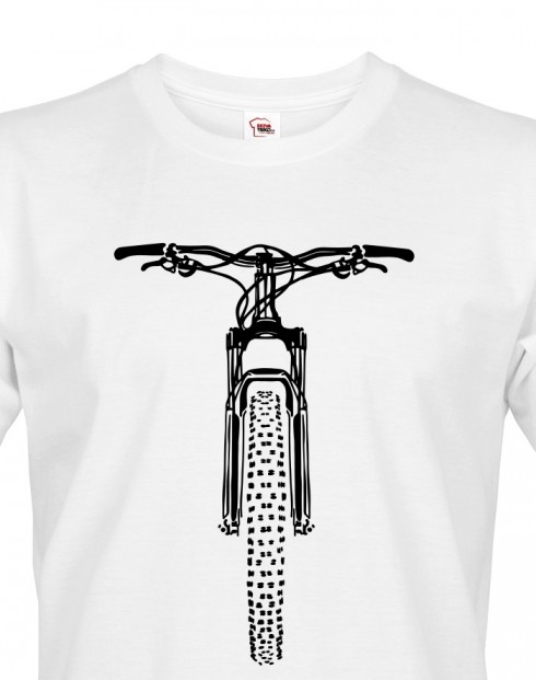 Pánské tričko MTB s horským kolem