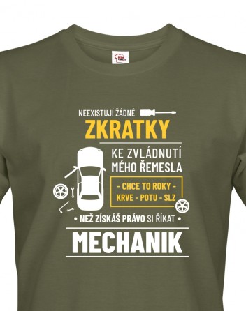 Pánské tričko pro automechaniky