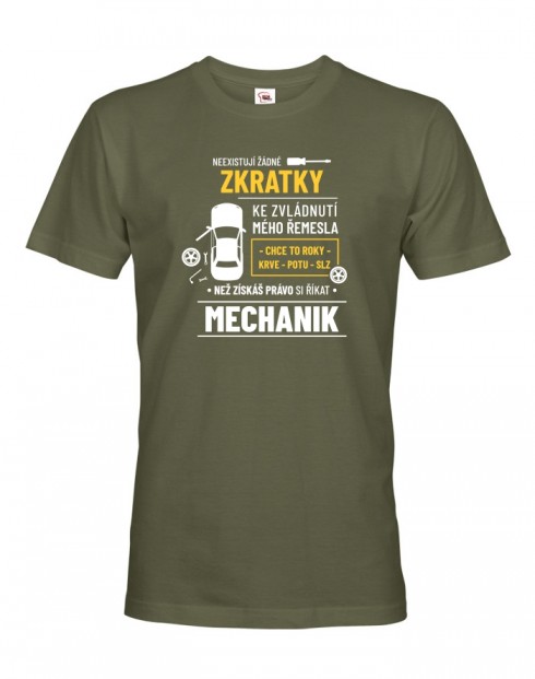 Pánské tričko pro automechaniky