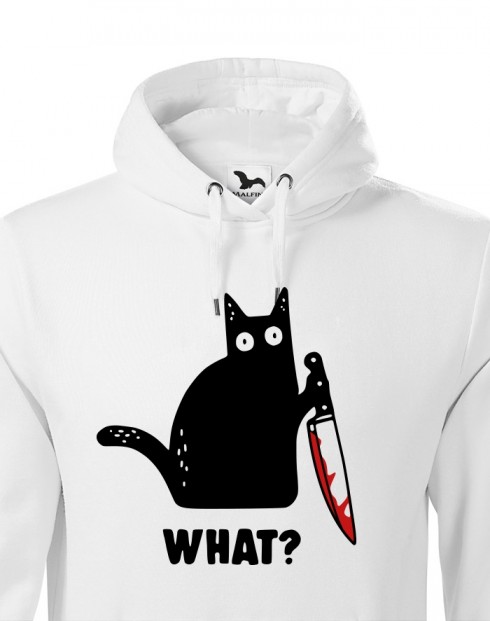 Pánská mikina s kočkou What