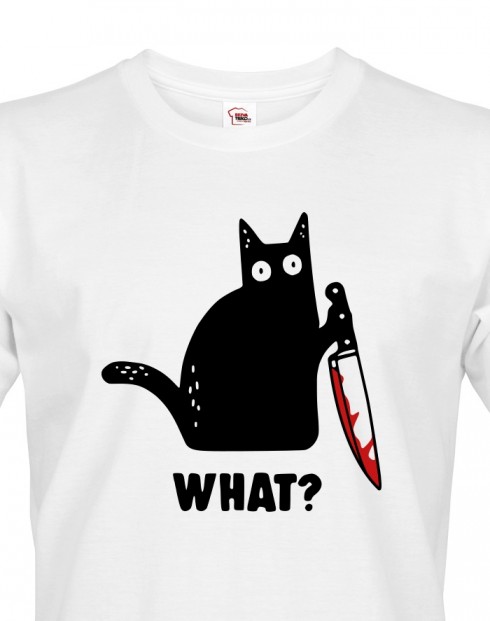 Pánské triko s kočkou What